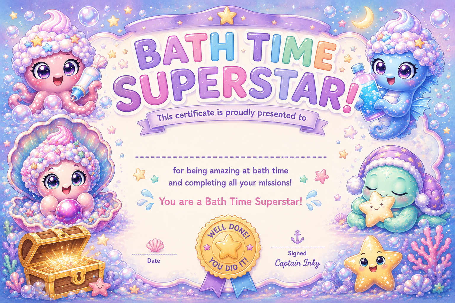 Bubble Bay Routine