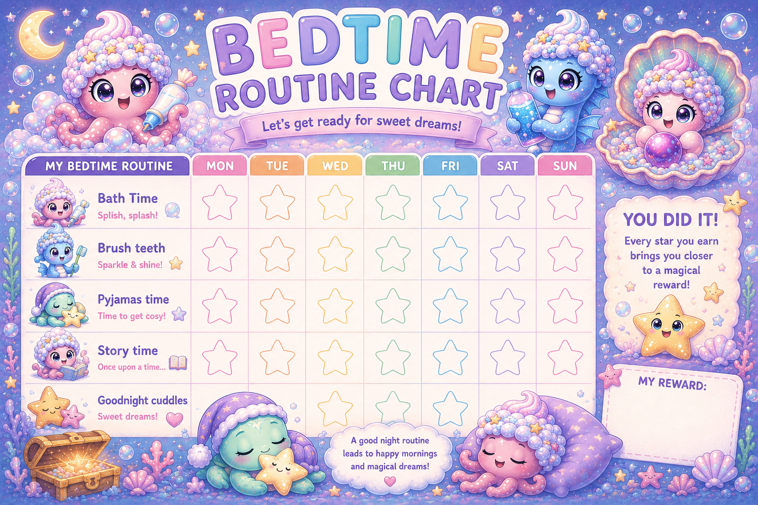 Bubble Bay Routine