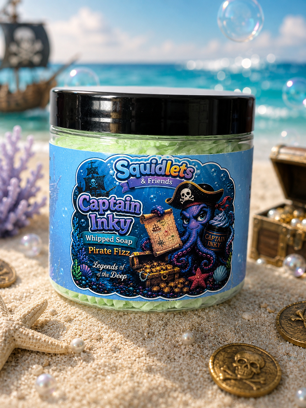 Pirate Fizz Whipped Soap