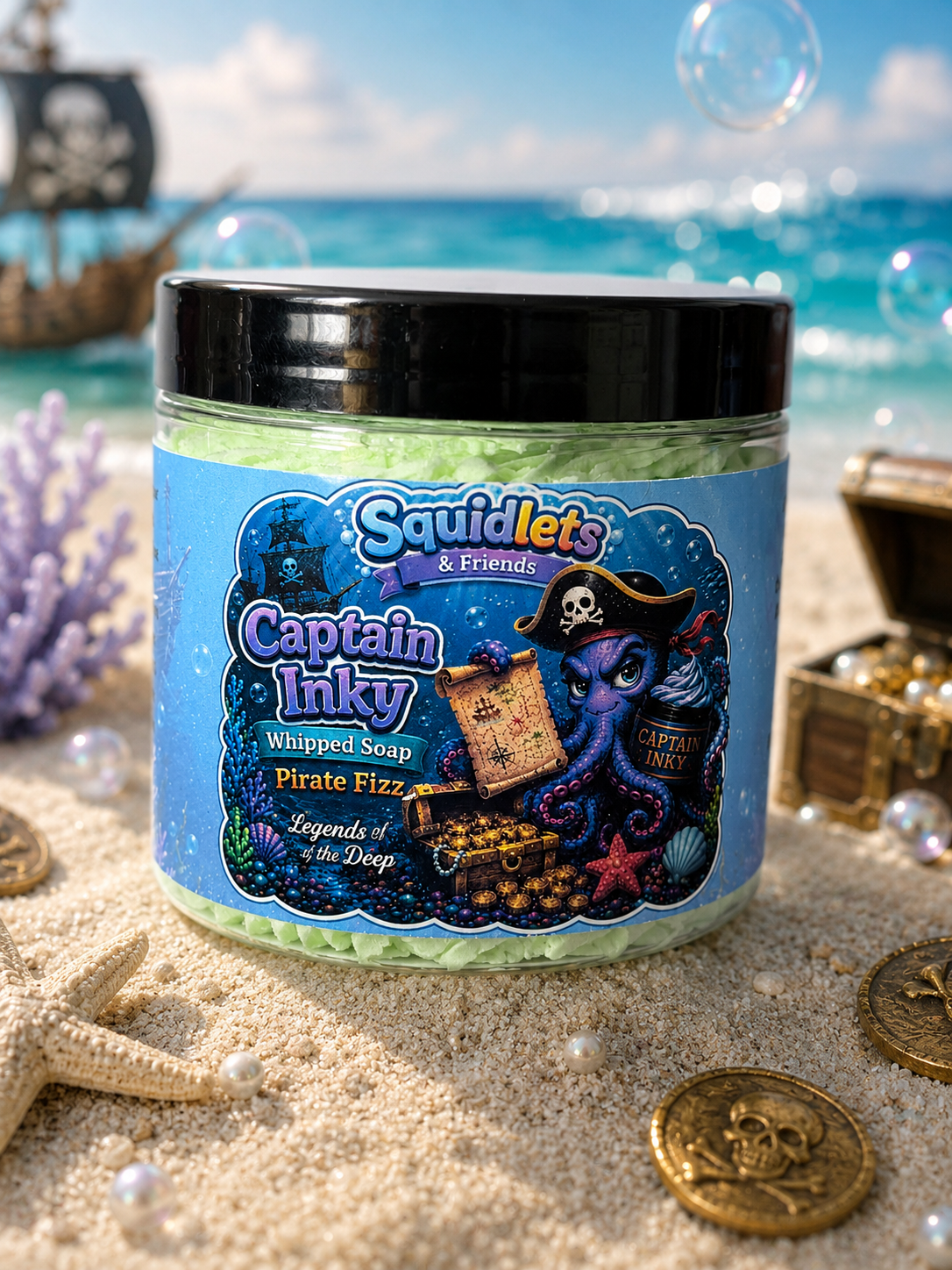 Pirate Fizz Whipped Soap