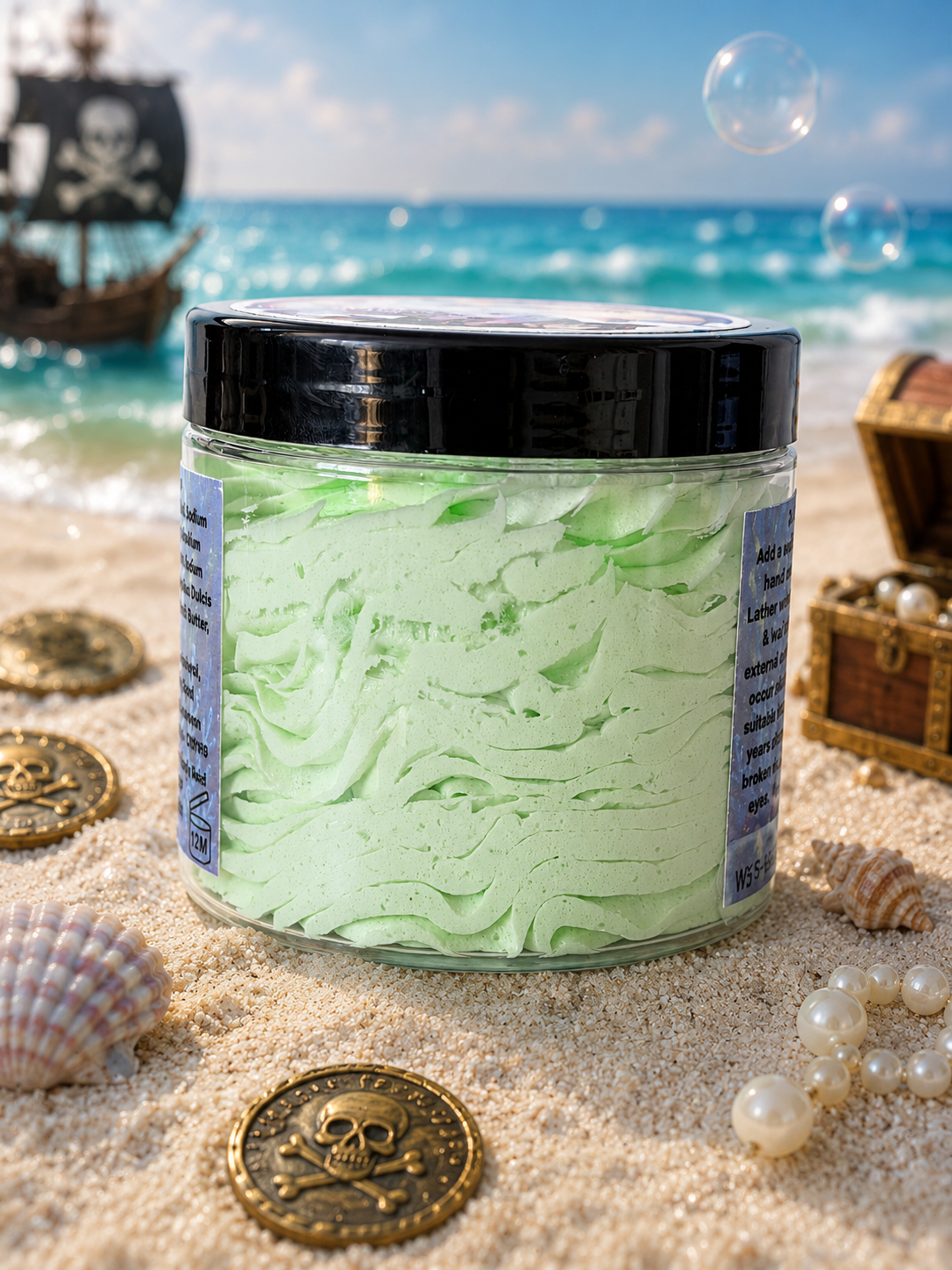 Pirate Fizz Whipped Soap