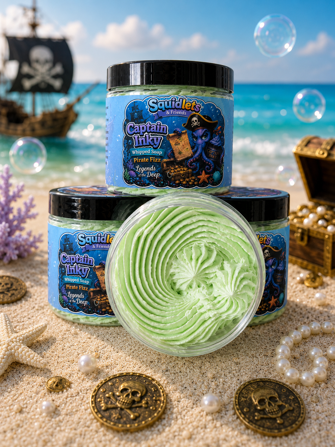 Pirate Fizz Whipped Soap