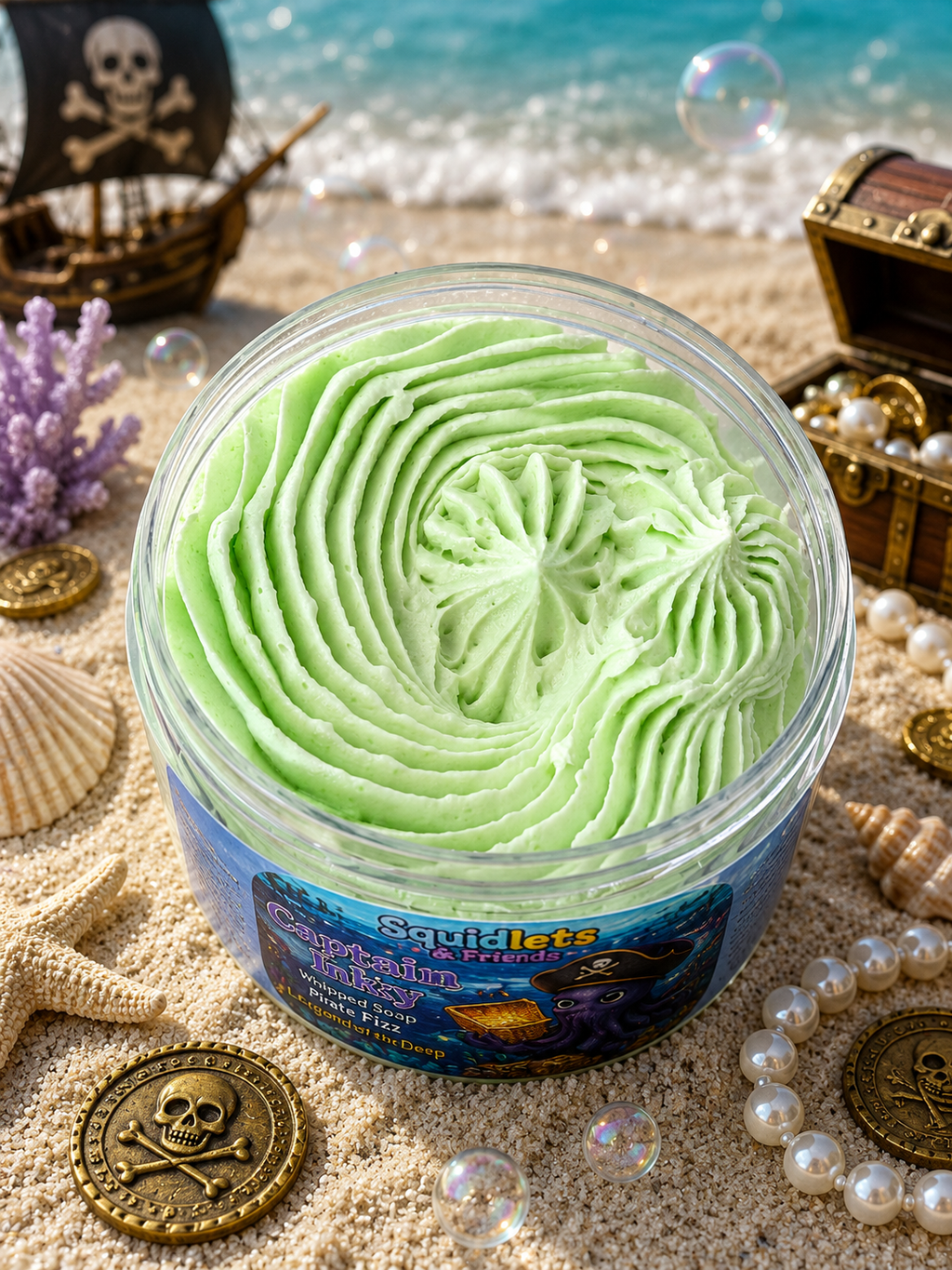 Pirate Fizz Whipped Soap