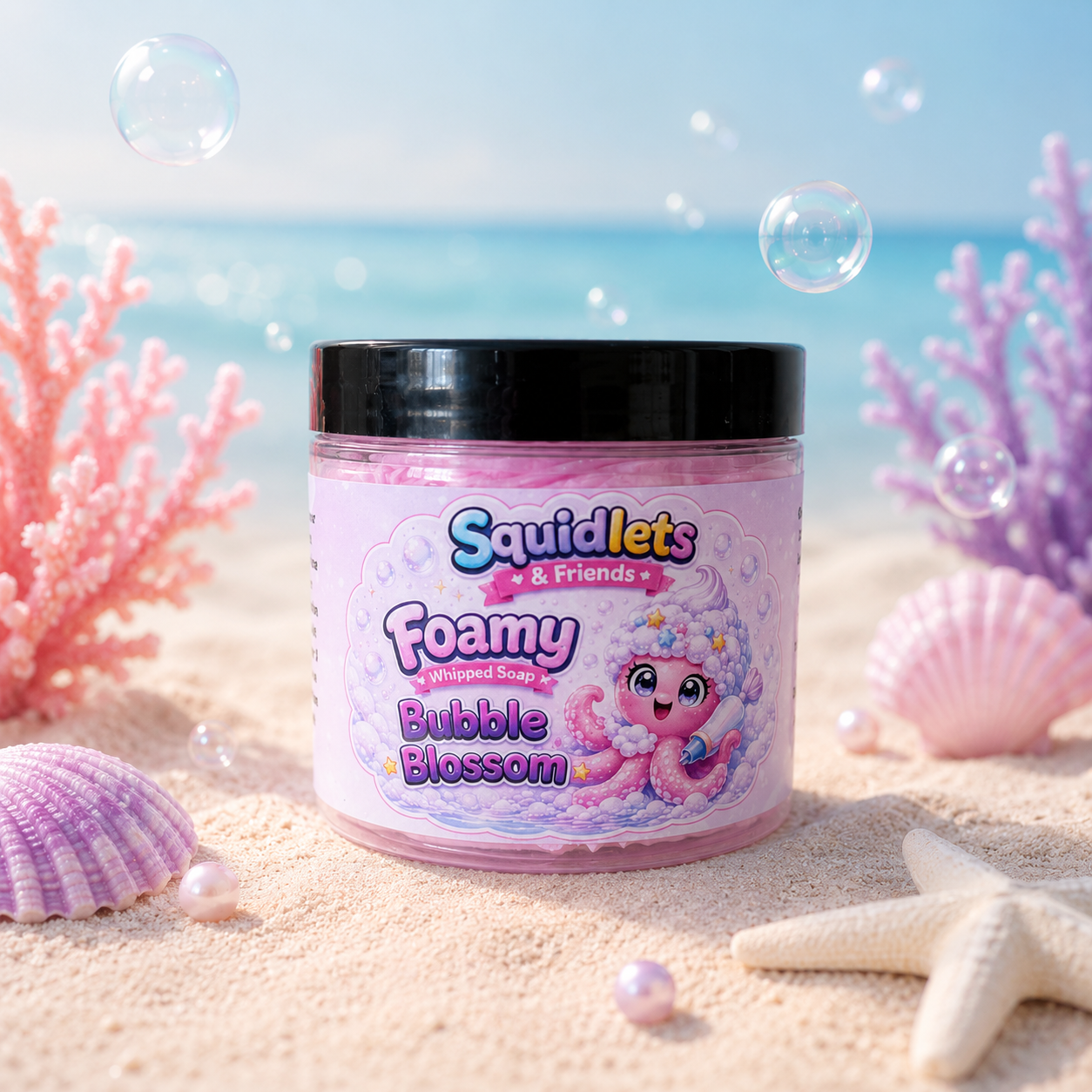 Bubble Blossom Whipped Soap