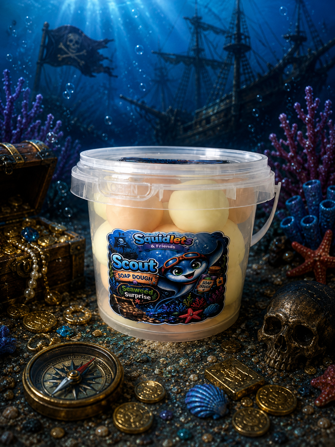 Seaweed Surprise Soap Dough