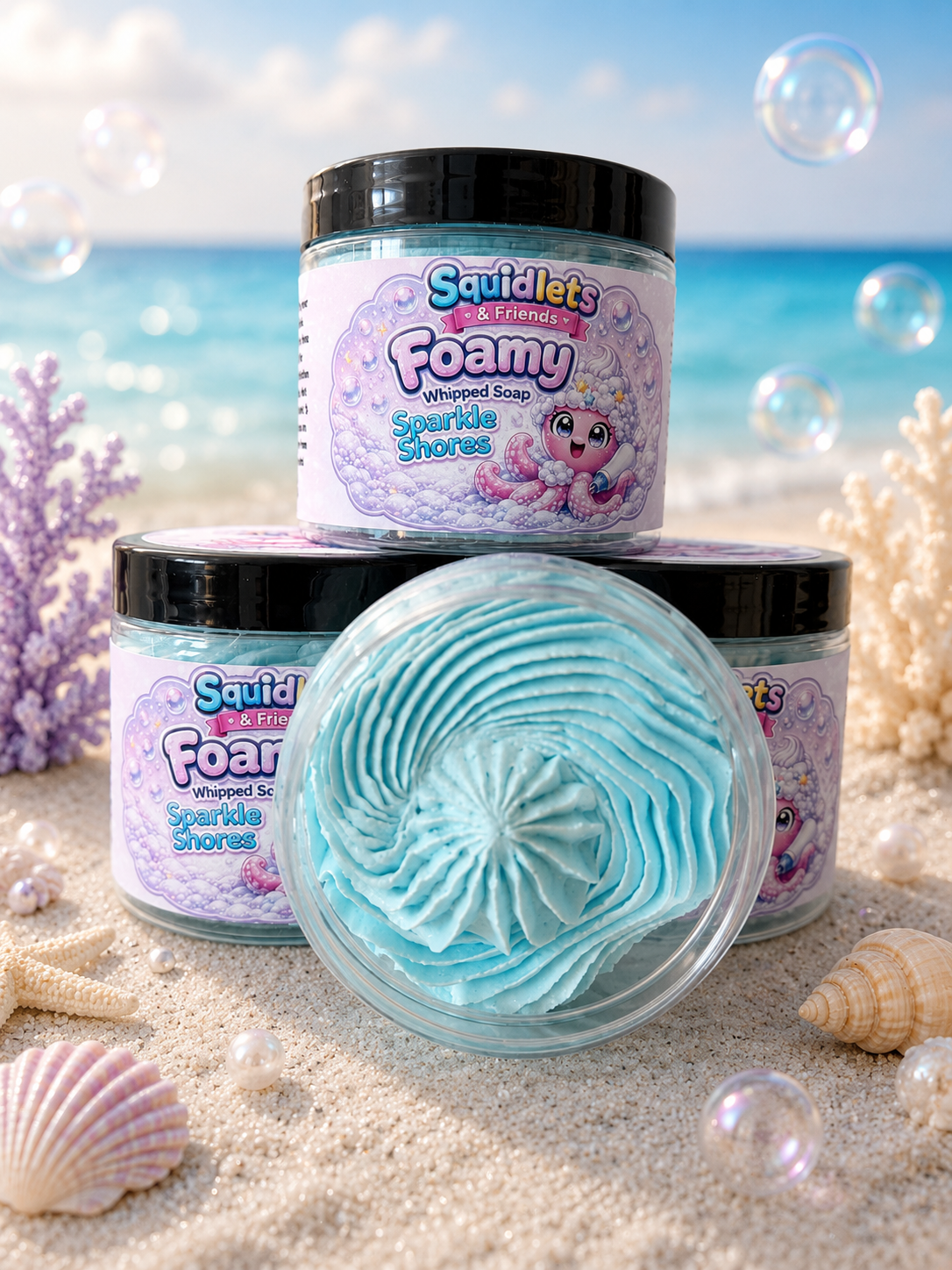 Sparkle Shore Whipped Soap